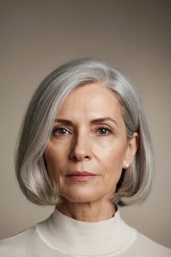 20 Soft Box Bob Haircuts for a Chic Refresh soft box bob for gray hair
