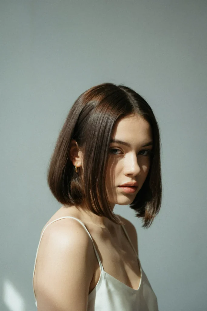 20 Soft Box Bob Haircuts for a Chic Refresh soft box bob with deep side part