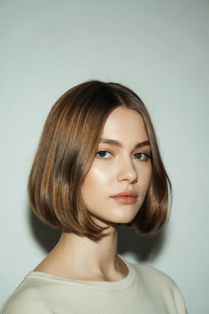 20 Soft Box Bob Haircuts for a Chic Refresh soft box bob with side swept bangs