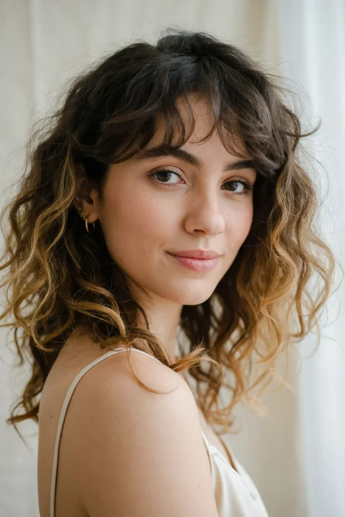 20 Pretty Open Hair Looks for a Soft Glam Vibe Soft Glam Curls with Highlighted Ends
