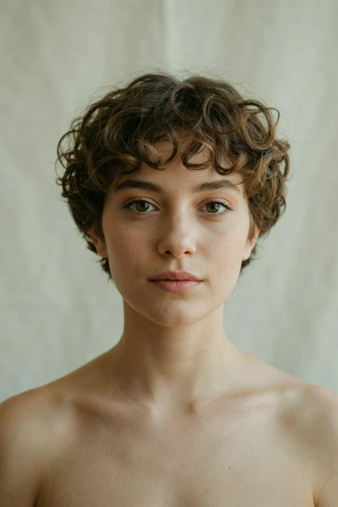 Soft Pixie for Curly Hair