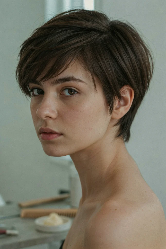  Soft Pixie for Thick Hair