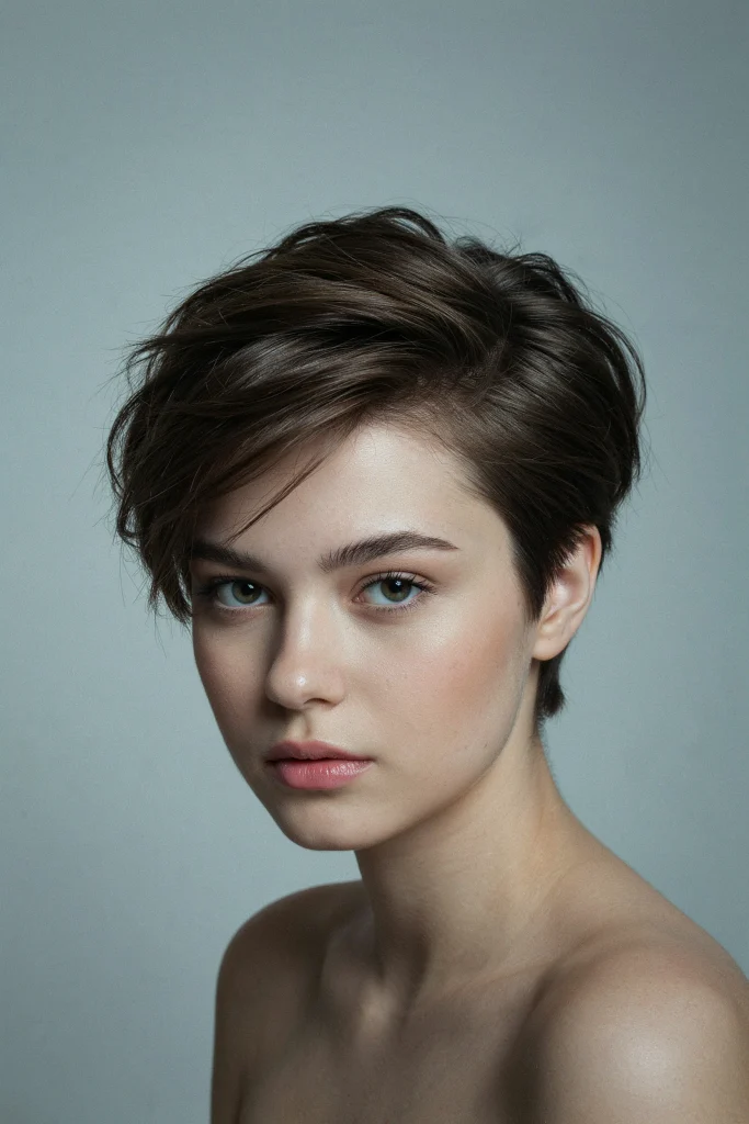 Soft Pixie with Long Layers on Top