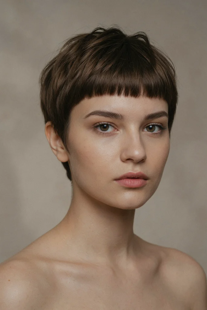 Soft Pixie with Micro Bangs