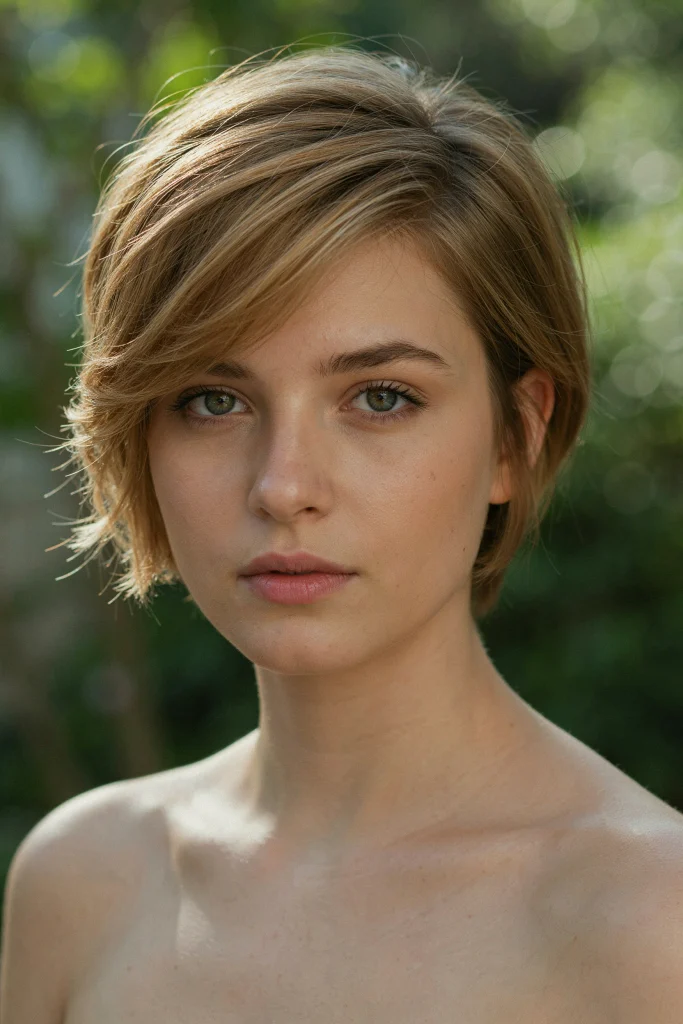  Soft Pixie with Subtle Balayage