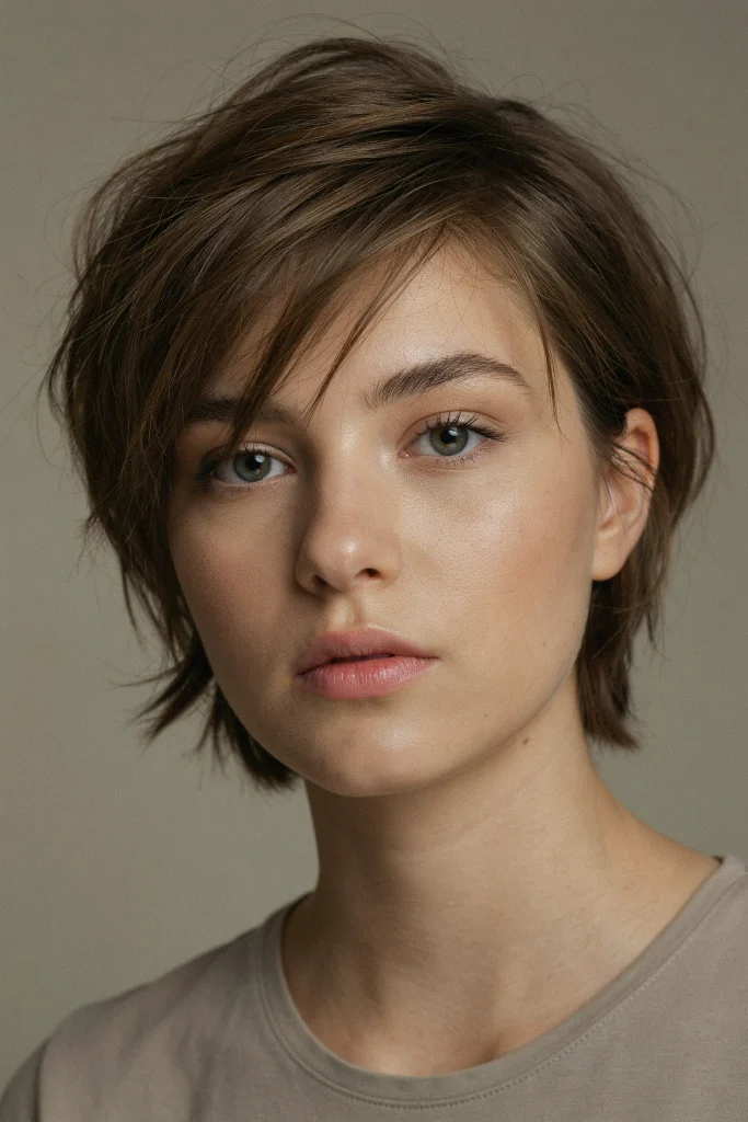  Tousled Soft Pixie for Fine Hair
