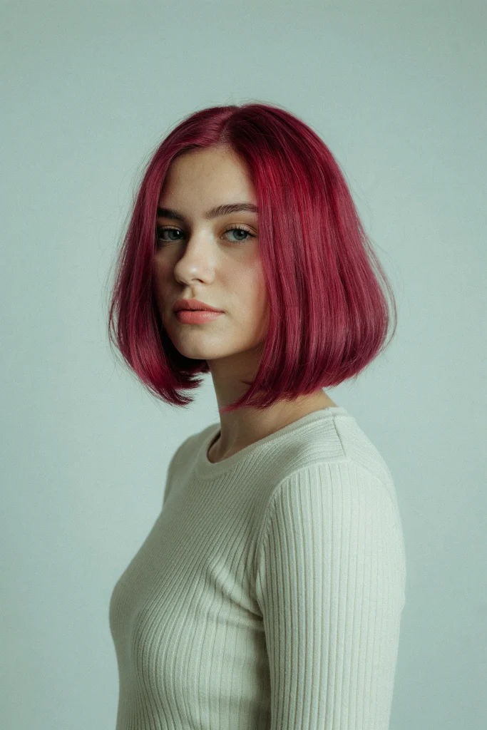 25 U-Cut Hairstyles for Thick, Voluminous Hair u cut with bold color