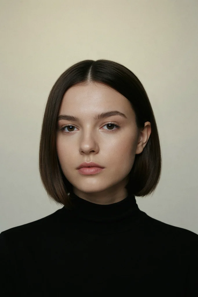 25 U-Cut Hairstyles for Thick, Voluminous Hair u cut with center part