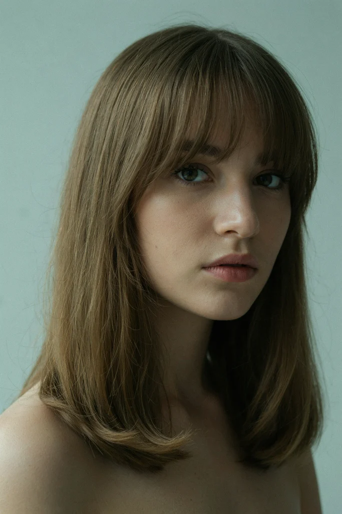 25 U-Cut Hairstyles for Thick, Voluminous Hair u cut with curtain bangs