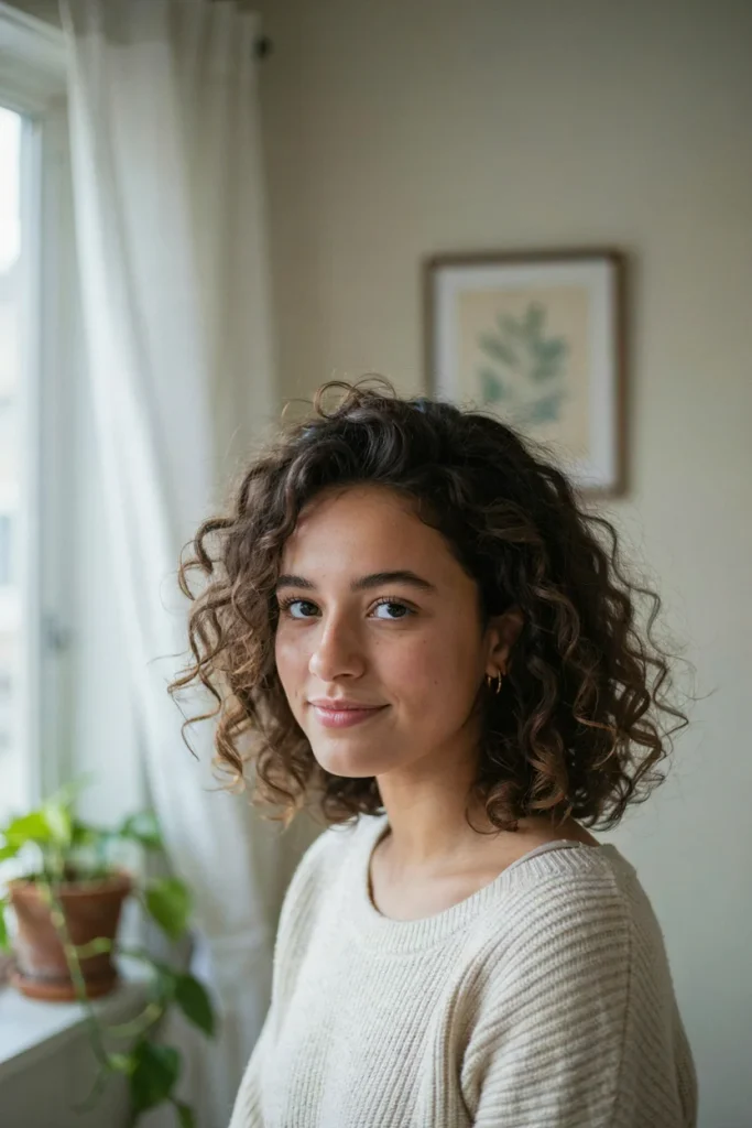 Voluminous Curly Open Hair for Natural Texture