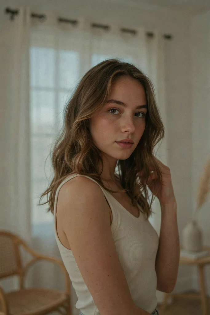wavy collarbone lob