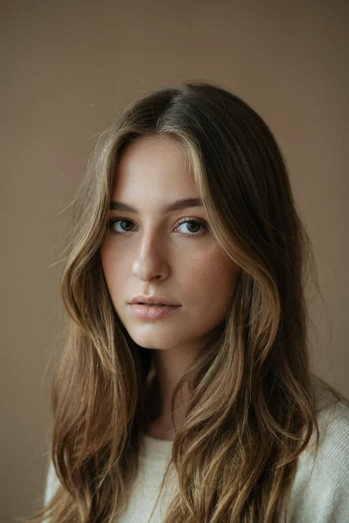 20 Pretty Open Hair Looks for a Soft Glam Vibe Wavy Layers with Soft Face-Framing Pieces
