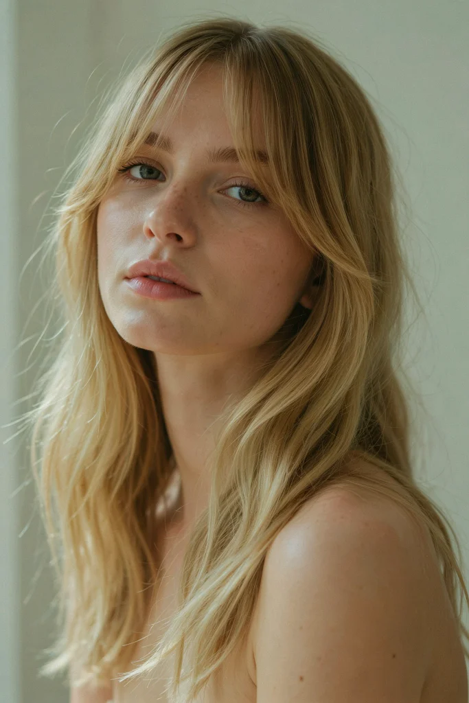  Wispy Butterfly Bangs for Blonde Hair