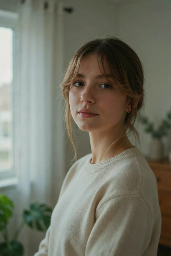21 Wispy Butterfly Bangs That Frame Your Face Wispy Butterfly Bangs for Heart-Shaped Faces