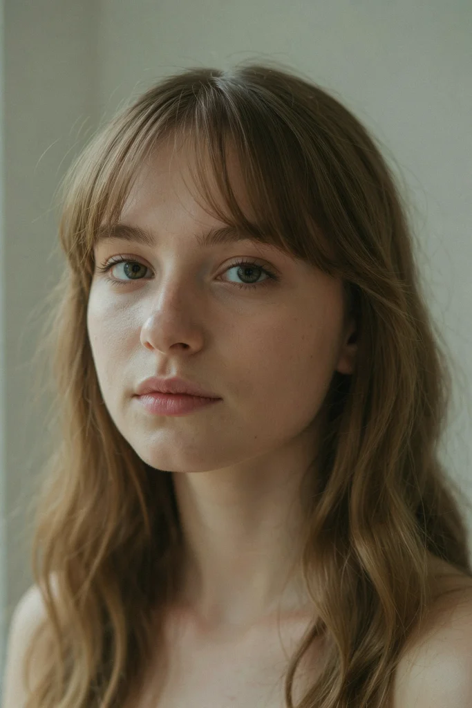  Wispy Butterfly Bangs for Oval Faces