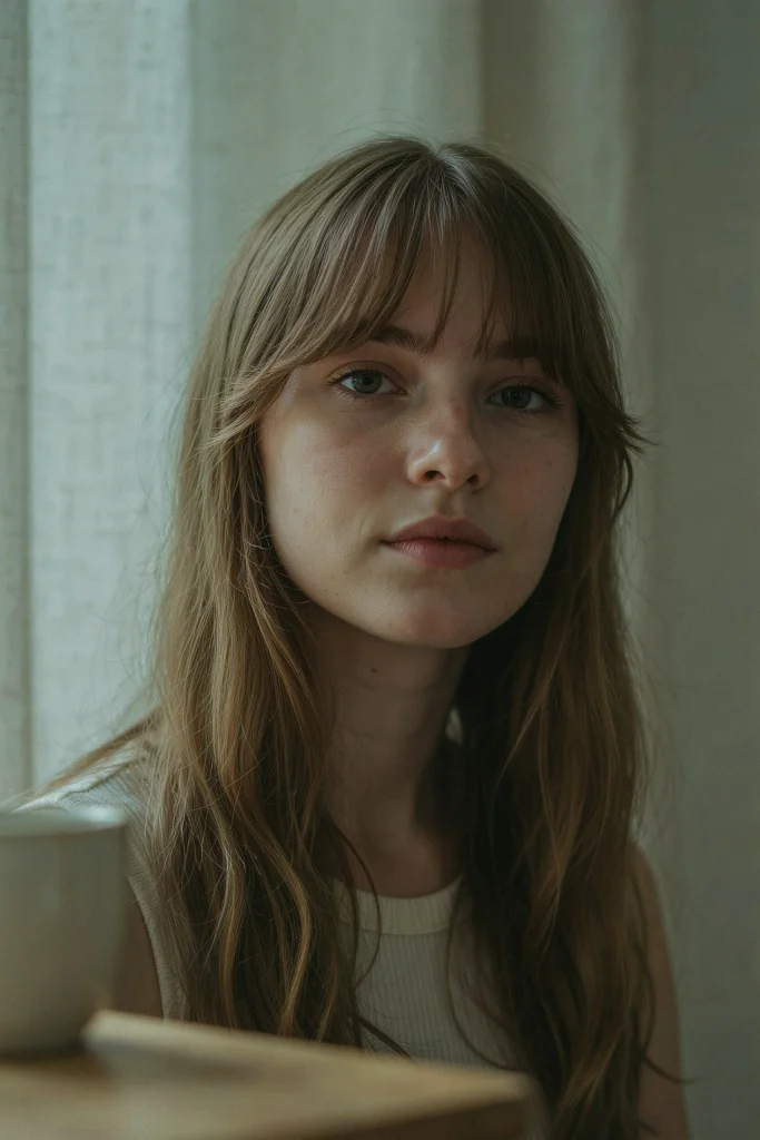 21 Wispy Butterfly Bangs That Frame Your Face Wispy Butterfly Bangs for Oval Faces