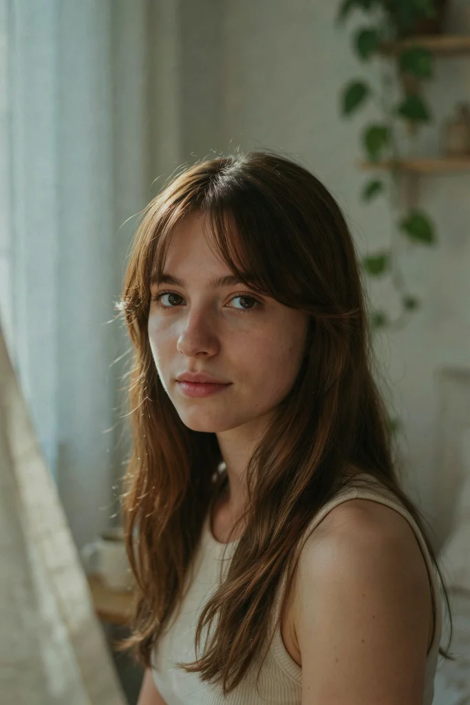 21 Wispy Butterfly Bangs That Frame Your Face Wispy Butterfly Bangs for Second-Day Hair