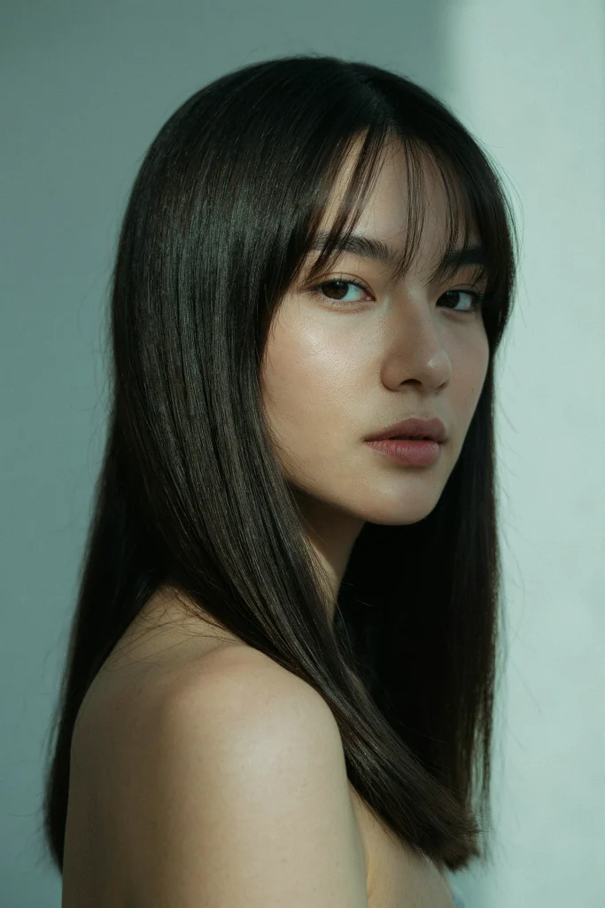  Wispy Butterfly Bangs for Straight Hair