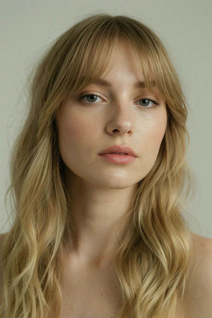 Wispy Butterfly Bangs for Thin Hair