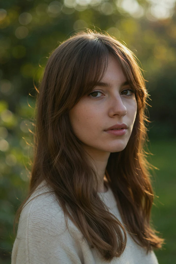 21 Wispy Butterfly Bangs That Frame Your Face Wispy Butterfly Bangs with Curtain Part