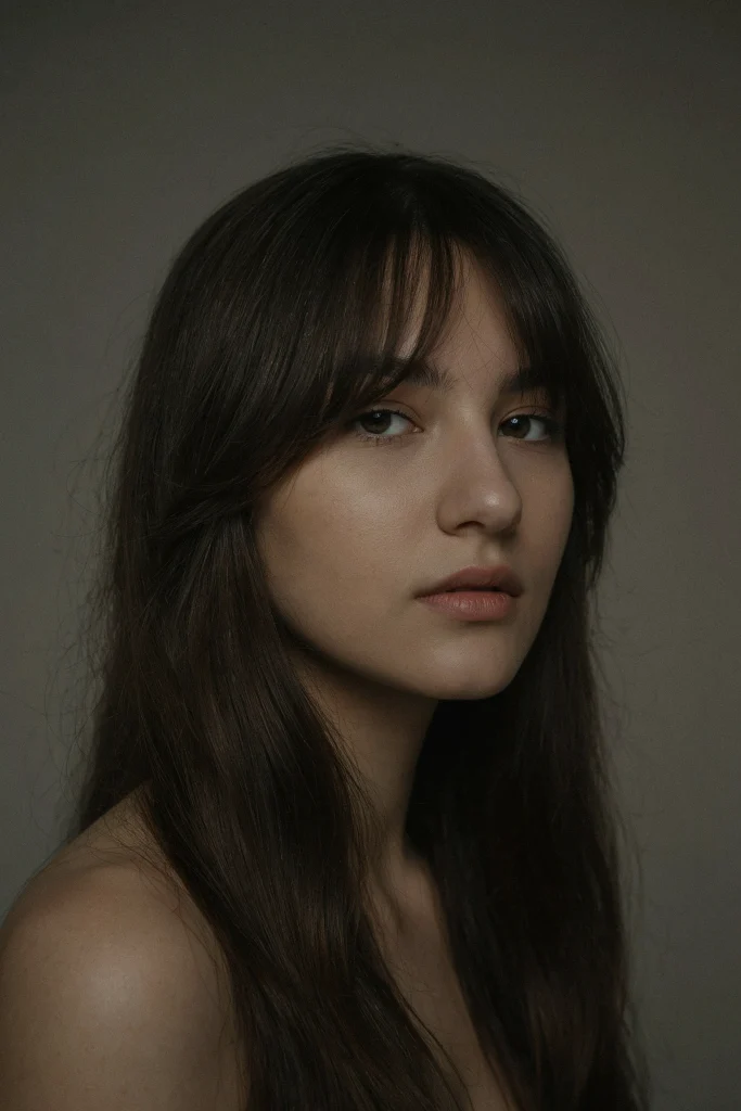 21 Wispy Butterfly Bangs That Frame Your Face Wispy Butterfly Bangs with Deep Side Sweep